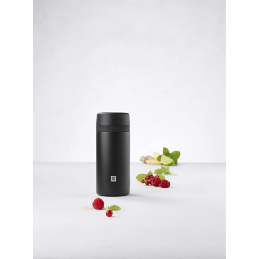 Image 712235_ALTMORE5.jpg, Product 712-235 / Price $30.99, Zwilling Stainless Steel Thermo Flask (420 ml, black) from Zwilling on TSC.ca's Kitchen department