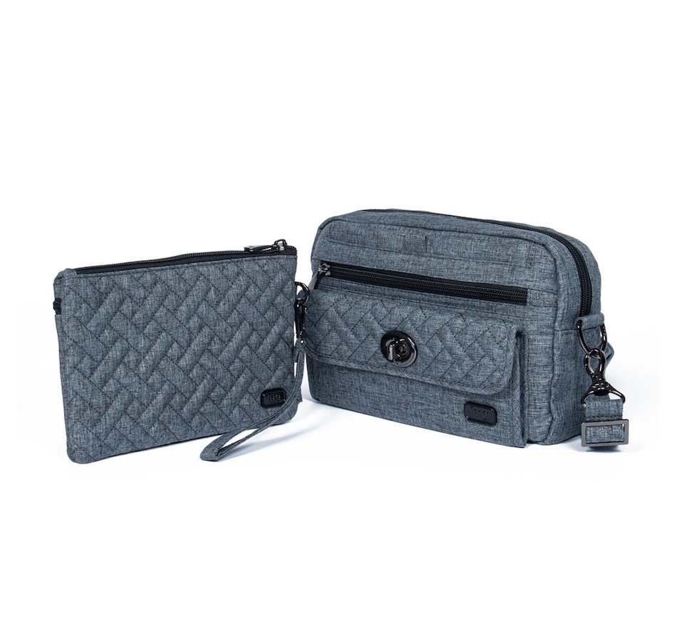 Image 712245_HGY.jpg, Product 712-245 / Price $110.00, Lug Switch With Peekaboo Pouch- Crossbody & Wallet from Lug on TSC.ca's Clothing & Shoes department