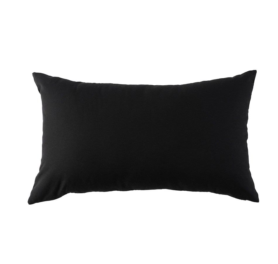 Image 712261_BLK.jpg, Product 712-261 / Price $17.98, Millano Outdoor Solid Lumbar Cushion (12" x 20") from Millano on TSC.ca's Home & Garden department