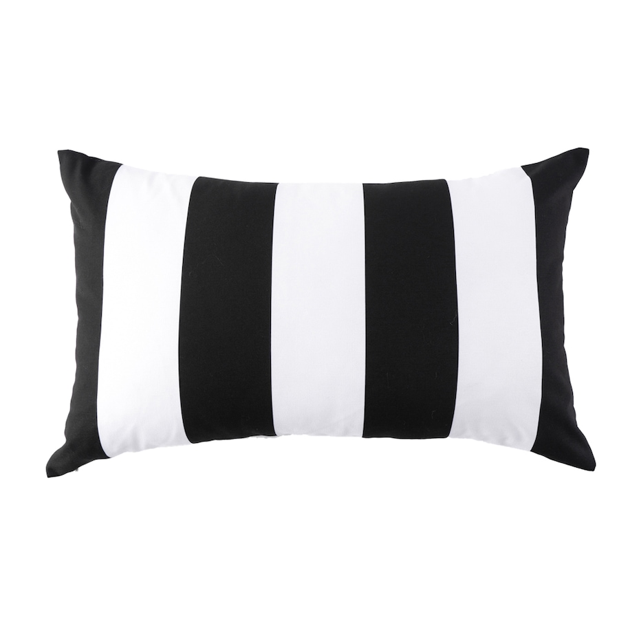 Image 712262_BLK.jpg, Product 712-262 / Price $17.98, Millano Outdoor Cabana Stripe Lumbar Cushion (12" x 20") from Millano on TSC.ca's Home & Garden department