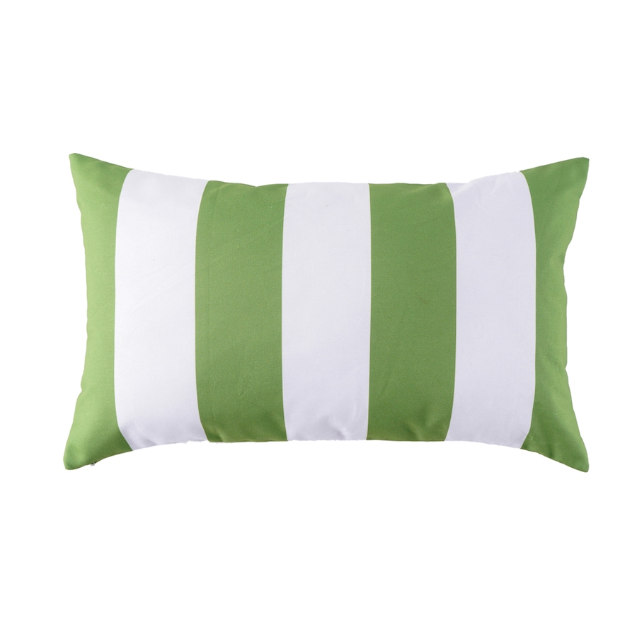 Image 712262_GRN.jpg, Product 712-262 / Price $17.98, Millano Outdoor Cabana Stripe Lumbar Cushion (12" x 20") from Millano on TSC.ca's Home & Garden department