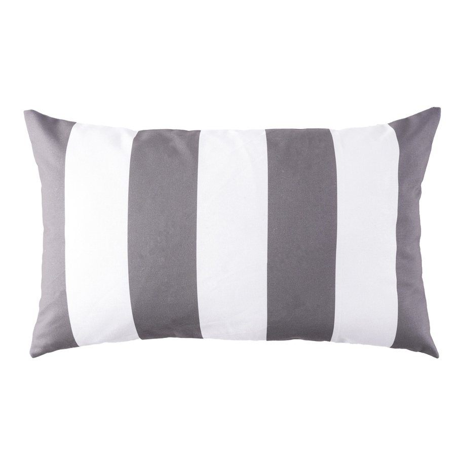 Image 712262_GRY.jpg, Product 712-262 / Price $17.98, Millano Outdoor Cabana Stripe Lumbar Cushion (12" x 20") from Millano on TSC.ca's Home & Garden department