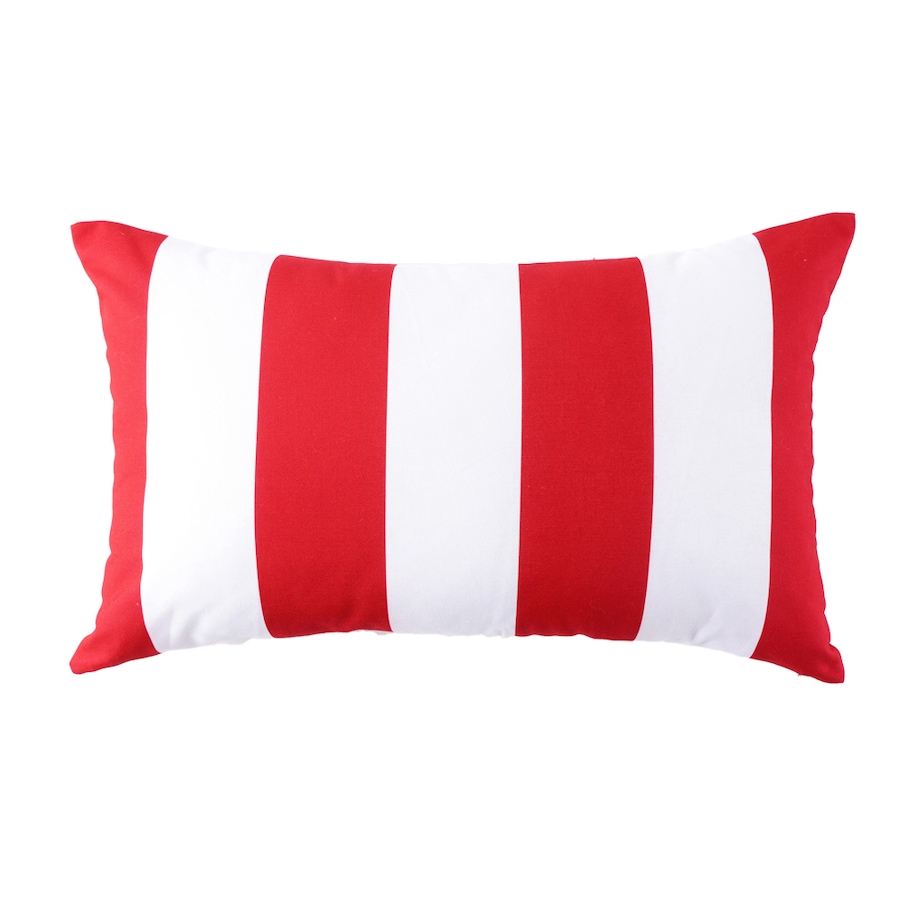 Image 712262_RED.jpg, Product 712-262 / Price $17.98, Millano Outdoor Cabana Stripe Lumbar Cushion (12" x 20") from Millano on TSC.ca's Home & Garden department
