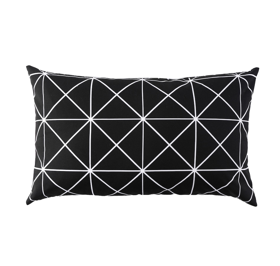 Image 712264_BKGEO.jpg, Product 712-264 / Price $17.98, Millano Outdoor Geometric Print Lumbar Cushion (12" x 20") from Millano on TSC.ca's Home & Garden department