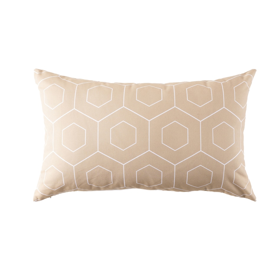 Image 712264_IYHEX.jpg, Product 712-264 / Price $17.98, Millano Outdoor Geometric Print Lumbar Cushion (12" x 20") from Millano on TSC.ca's Home & Garden department