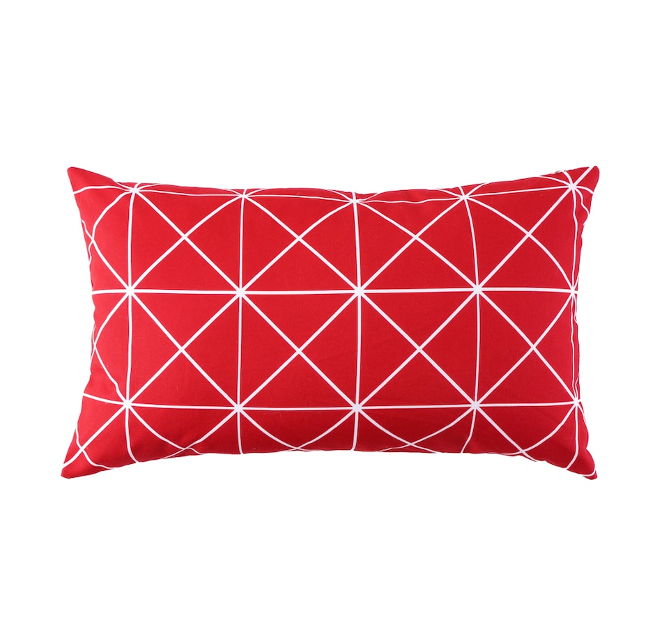 Image 712264_RDGEO.jpg, Product 712-264 / Price $17.98, Millano Outdoor Geometric Print Lumbar Cushion (12" x 20") from Millano on TSC.ca's Home & Garden department