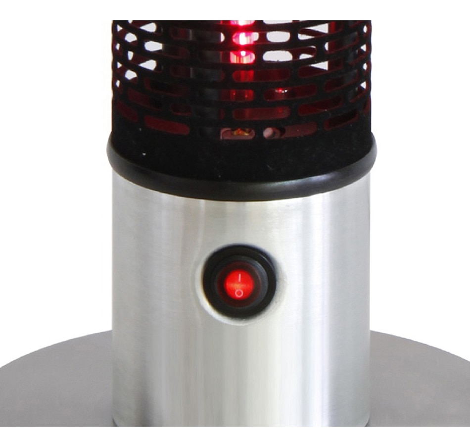 Image 712356_ALTMORE2.jpg, Product 712-356 / Price $210.00, EnerG+ Infrared Electric Outdoor Heater (portable, under-table, black/silver) from ENERG+ on TSC.ca's Home & Garden department