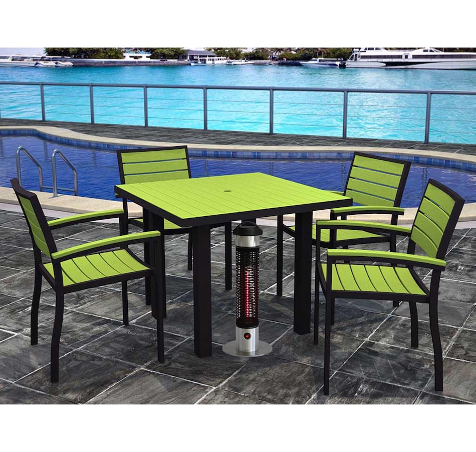 Image 712356_ALTMORE4.jpg, Product 712-356 / Price $210.00, EnerG+ Infrared Electric Outdoor Heater (portable, under-table, black/silver) from ENERG+ on TSC.ca's Home & Garden department