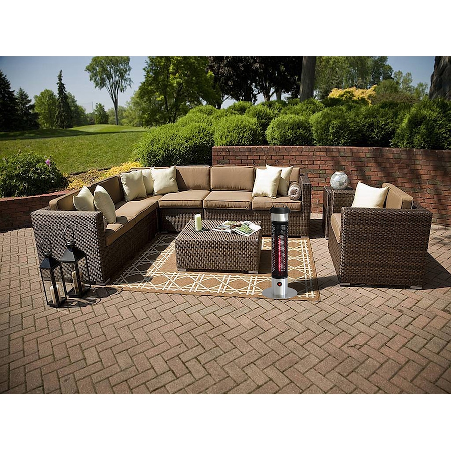 Image 712356_ALTMORE5.jpg, Product 712-356 / Price $210.00, EnerG+ Infrared Electric Outdoor Heater (portable, under-table, black/silver) from ENERG+ on TSC.ca's Home & Garden department