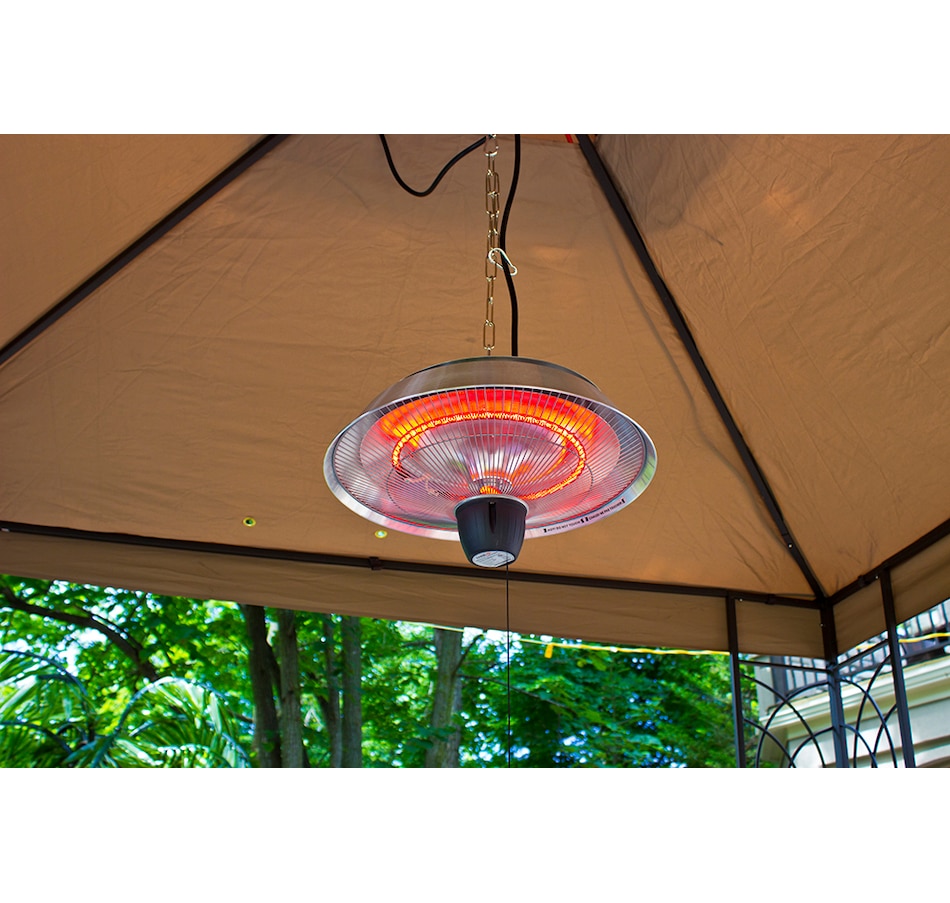 Image 712362_ALTMORE1.jpg, Product 712-362 / Price $169.00, EnerG+ Infrared Electric Outdoor Heater (hanging, silver) from ENERG+ on TSC.ca's Home & Garden department