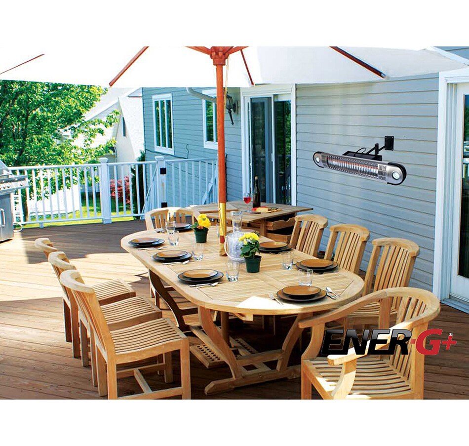 Image 712376_ALTMORE2.jpg, Product 712-376 / Price $298.00, EnerG+ Infrared Electric Outdoor Heater (wall-mounted with LED and remote) from ENERG+ on TSC.ca's Home & Garden department