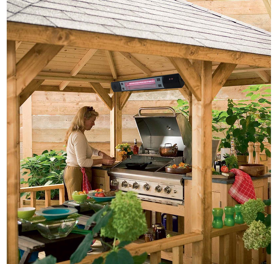 Image 712381_ALTMORE2.jpg, Product 712-381 / Price $309.00, EnerG+ Infrared Electric Outdoor Heater (wall-mounted with Bluetooth speaker) from ENERG+ on TSC.ca's Home & Garden department