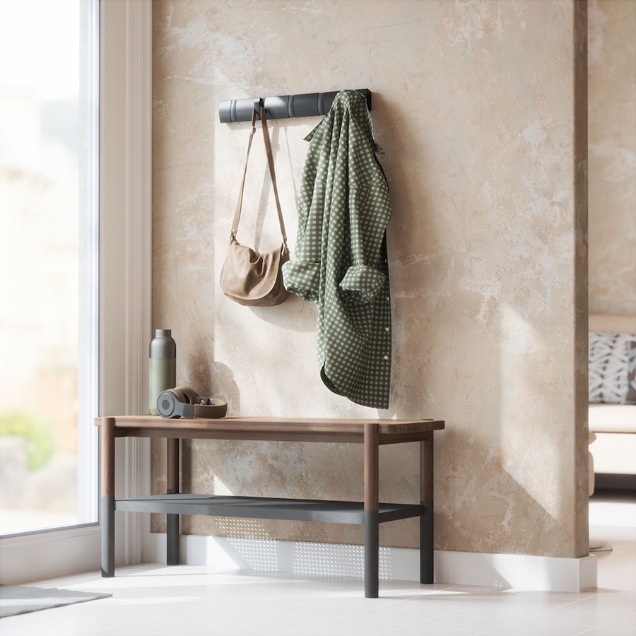 Image 712394_ALTMORE2.jpg, Product 712-394 / Price $39.00, Umbra Flip Wall Mounted Coat Rack (5 Hooks) from Umbra on TSC.ca's Home & Garden department