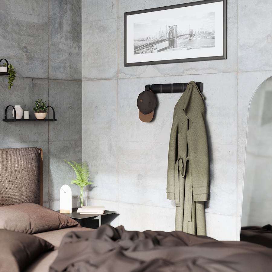 Image 712394_ALTMORE3.jpg, Product 712-394 / Price $39.00, Umbra Flip Wall Mounted Coat Rack (5 Hooks) from Umbra on TSC.ca's Home & Garden department