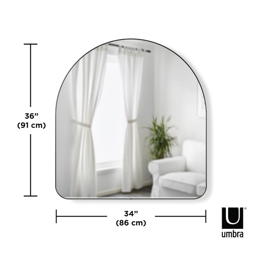 Image 712430_ALTMORE3.jpg, Product 712-430 / Price $155.00, Umbra Hubba Arched Mirror (34" x 36") from Umbra on TSC.ca's Home & Garden department
