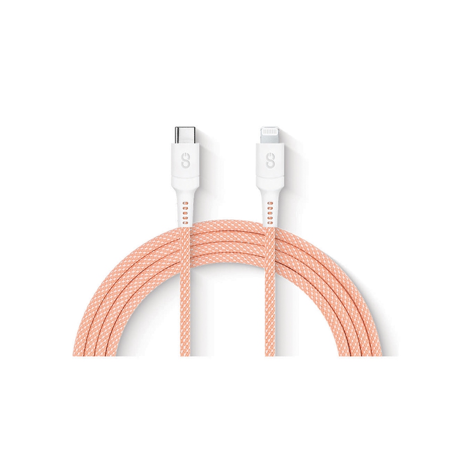 Image 712472_PNK.jpg, Product 712-472 / Price $34.99, ogiix Vibrance Connect USB-C to Lightning Cable (silver) from Logiix on TSC.ca's Electronics department