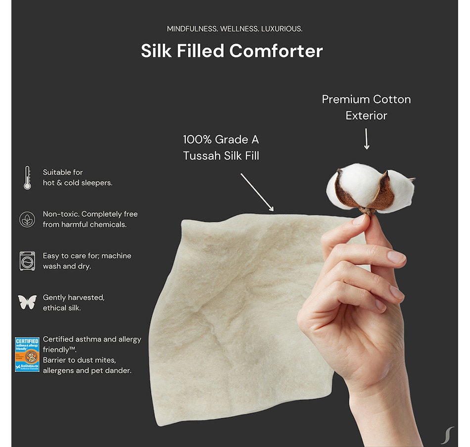 Image 712507_ALTMORE6.jpg, Product 712-507 / Price $249.99 - $389.99, Smartsilk Silk Filled Duvet from Smartsilk on TSC.ca's Home & Garden department