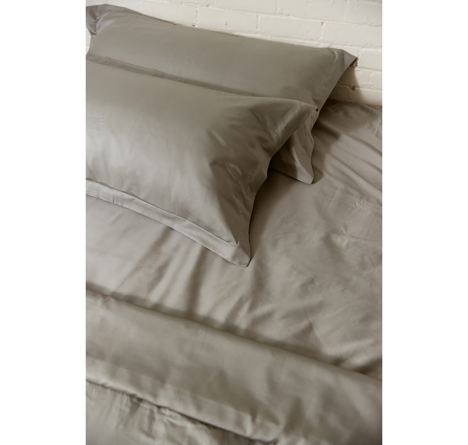 Image 712517_GRY.jpg, Product 712-517 / Price $169.99 - $259.99, Smartsilk Organic Cotton Duvet Cover and Pillow Sham Set from Smartsilk on TSC.ca's Home & Garden department