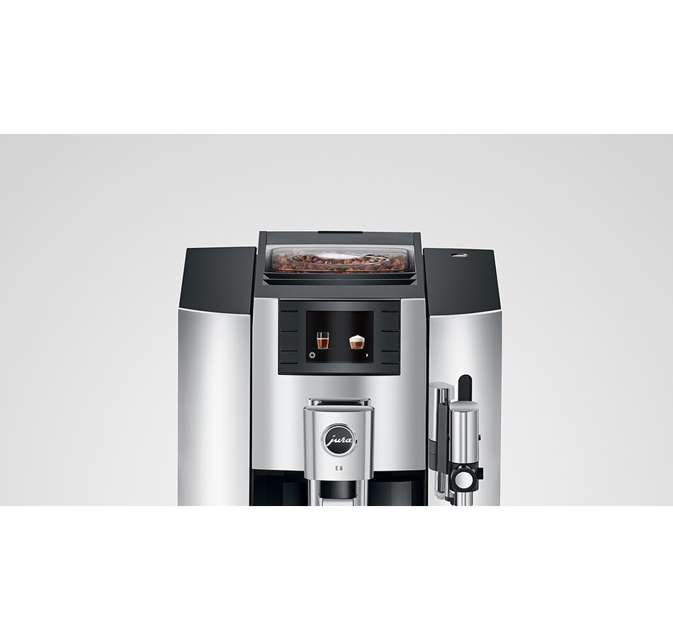 Image 712537_ALTMORE9.jpg, Product 712-537 / Price $2,795.00, Jura E8 Chrome Automatic Bean-to-Cup Espresso and Specialty Coffee Machine from Jura on TSC.ca's Kitchen department