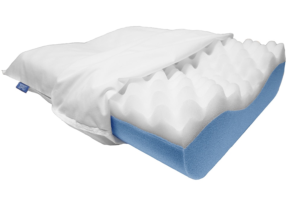 Egg crate hot sale foam pillow