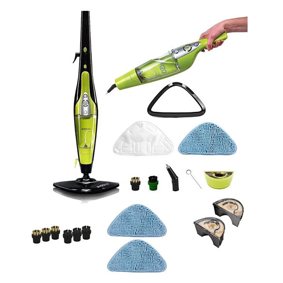 Image 712581.jpg, Product 712-581 / Price $302.99, H2O HD 18-Piece Set 5-in-1 Steam Cleaning System with Clean and Protect Kit from H2O Cleaning on TSC.ca's Home & Garden department