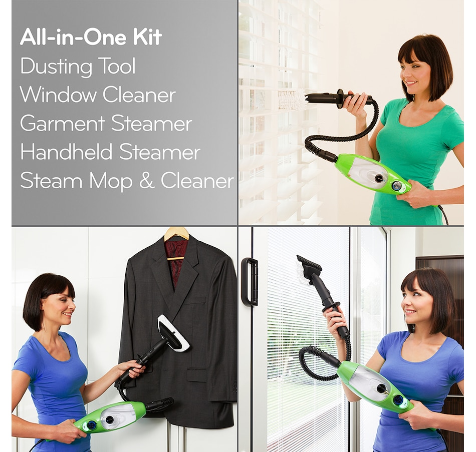 Image 712583_ALTMORE5.jpg, Product 712-583 / Price $179.99, H2O Mop X5 DualBlast 11-Piece Set with Easy Reach Flexible Pole from H2O Cleaning on TSC.ca's Home & Garden department
