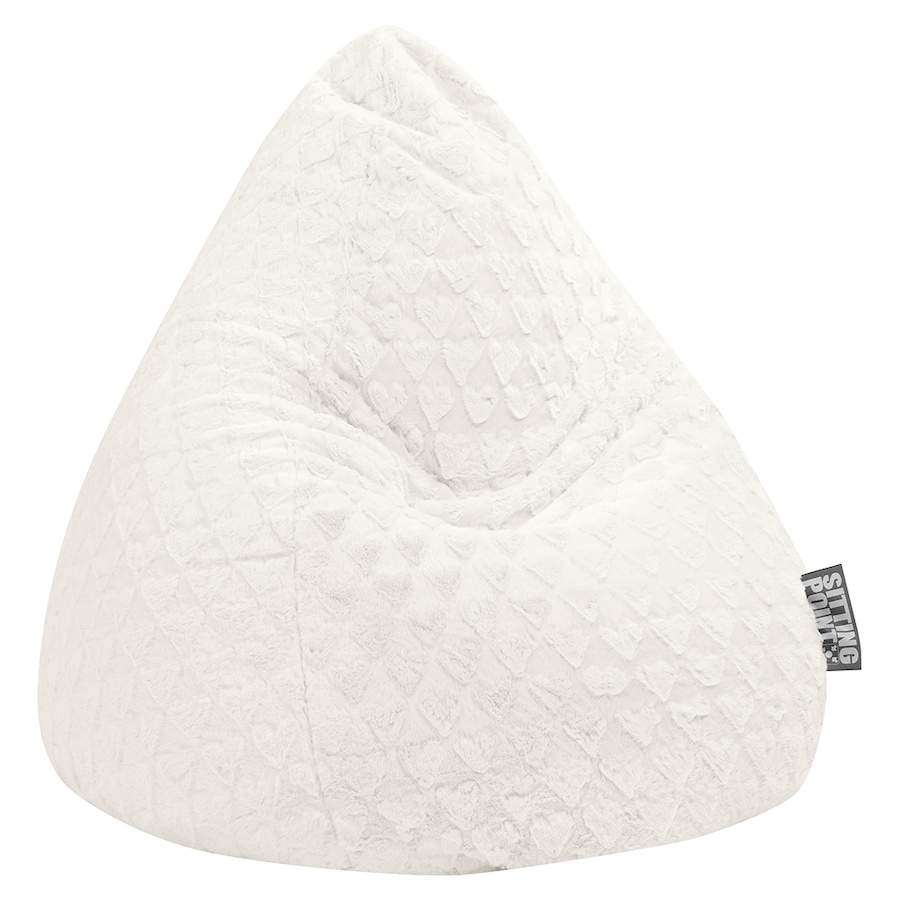 Image 712599_WHT.jpg, Product 712-599 / Price $179.99, Gouchee Home Fluffy Hearts Bean Bag Chair from Gouchee Home on TSC.ca's Home & Garden department