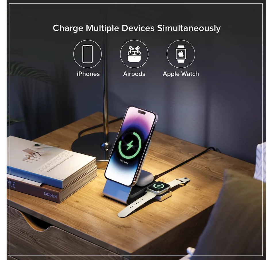 Image 712618_ALTMORE1.jpg, Product 712-618 / Price $219.99, Alogic 3-in-1 Qi Charging Stand, 30W from Alogic on TSC.ca's Electronics department