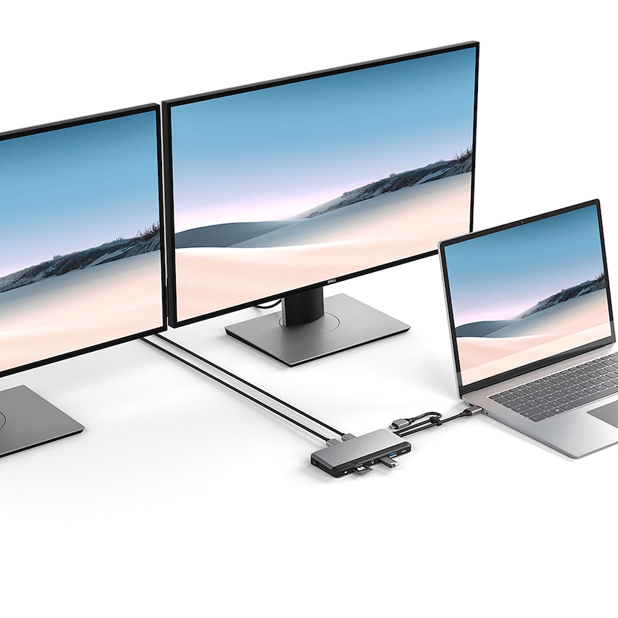 Image 712621_ALTMORE1.jpg, Product 712-621 / Price $179.99, Alogic Dual Monitor 4K Dock, 10-in-1, 100W PD from Alogic on TSC.ca's Electronics department