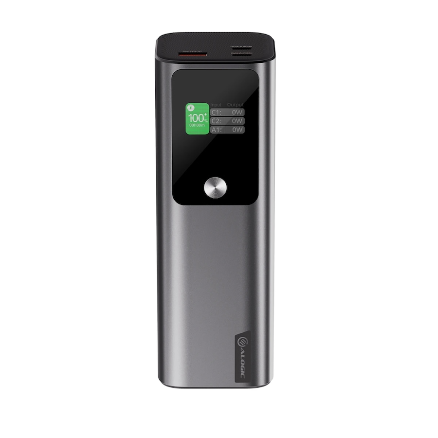 Image 712625.jpg, Product 712-625 / Price $159.99, Alogic 27,000-mAh Power Bank, 140W PD, 3 Ports, Digital Display from Alogic on TSC.ca's Electronics department