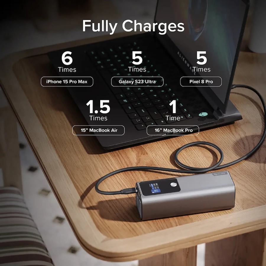 Image 712625_ALTMORE1.jpg, Product 712-625 / Price $159.99, Alogic 27,000-mAh Power Bank, 140W PD, 3 Ports, Digital Display from Alogic on TSC.ca's Electronics department