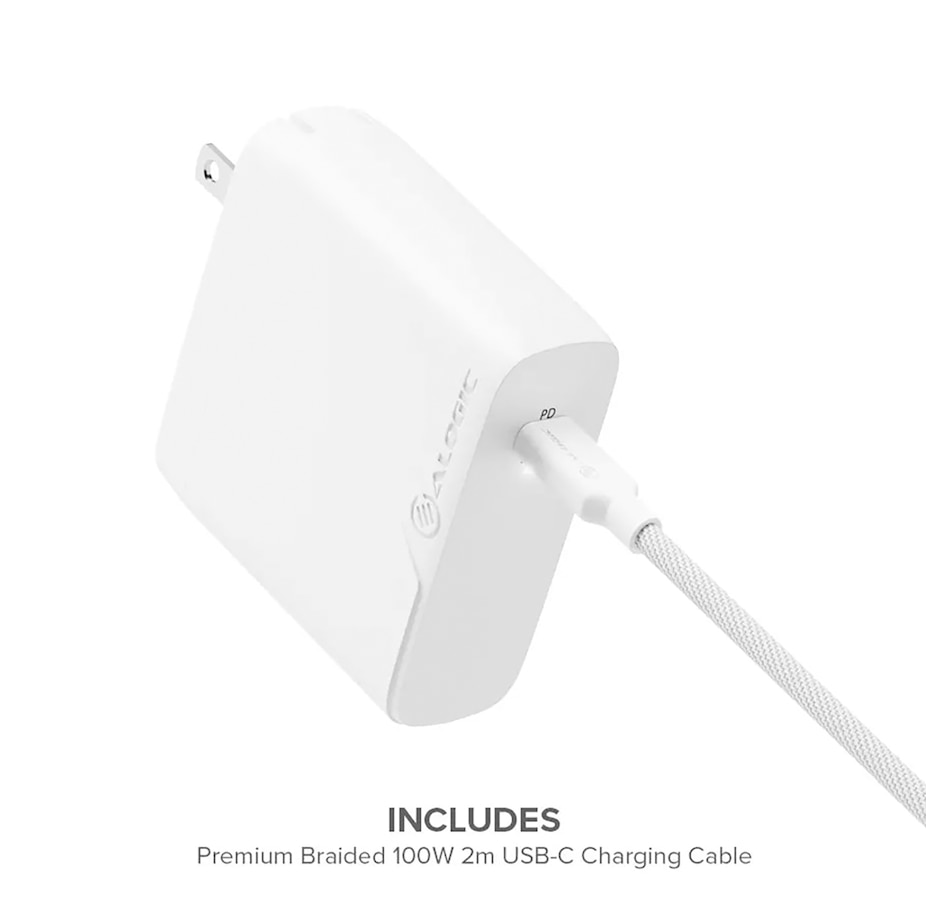Image 712638_ALTMORE2.jpg, Product 712-638 / Price $79.99, Alogic 100W GaN PD Wall Charger from Alogic on TSC.ca's Electronics department