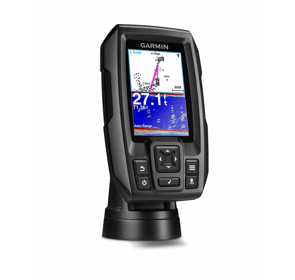 Image 712642_ALTMORE5.jpg, Product 712-642 / Price $289.99, Garmin Striker 4 Fish Finder Portable Kit with Dual-Beam Transducer - Black from Garmin on TSC.ca's Electronics department