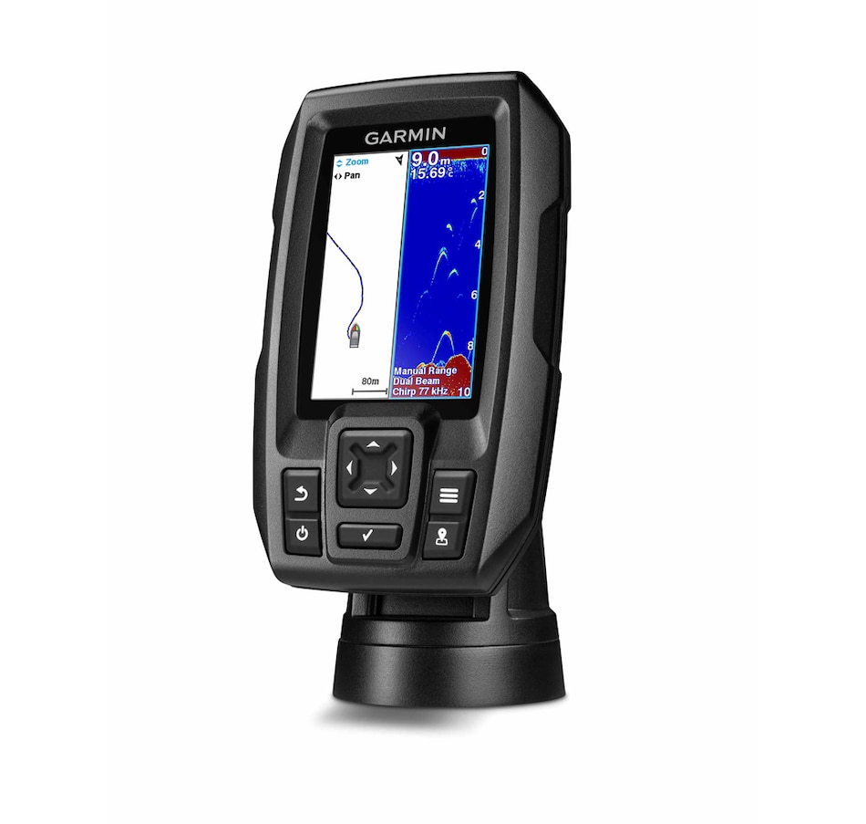 Image 712642_ALTMORE8.jpg, Product 712-642 / Price $289.99, Garmin Striker 4 Fish Finder Portable Kit with Dual-Beam Transducer - Black from Garmin on TSC.ca's Electronics department