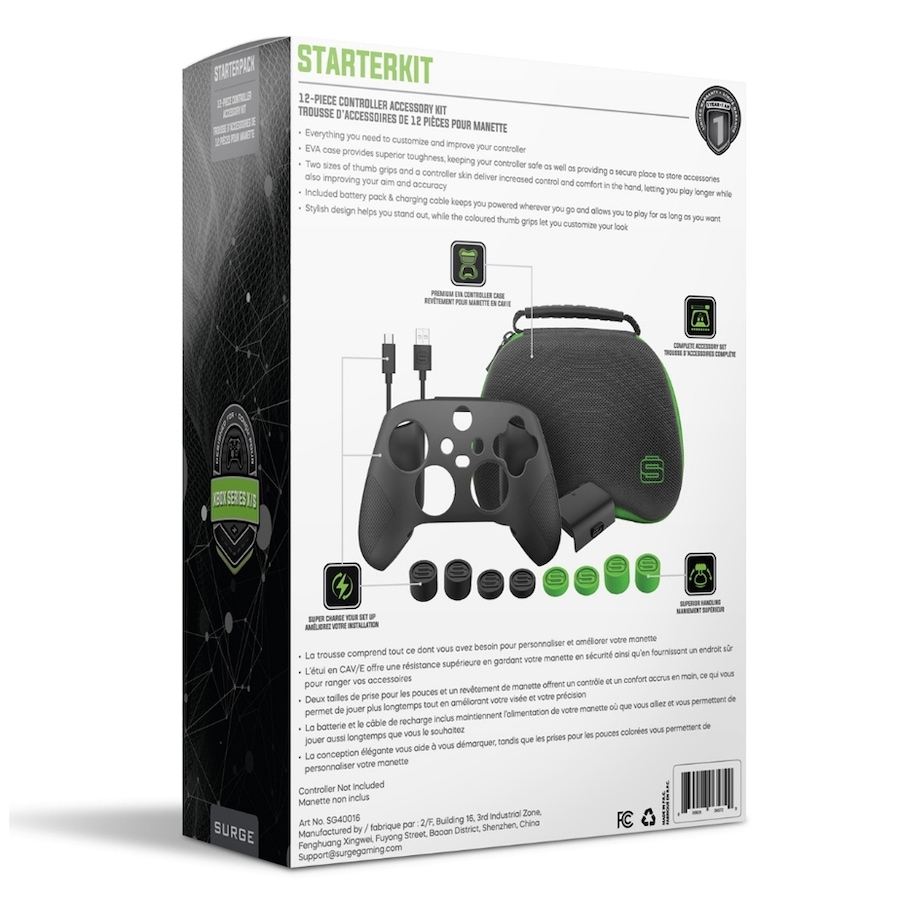 Image 712672_ALTMORE4.jpg, Product 712-672 / Price $24.99, Surge StarterPack 12-Piece Accessory Kit for Xbox Series X|S  on TSC.ca's Toys & Hobbies department