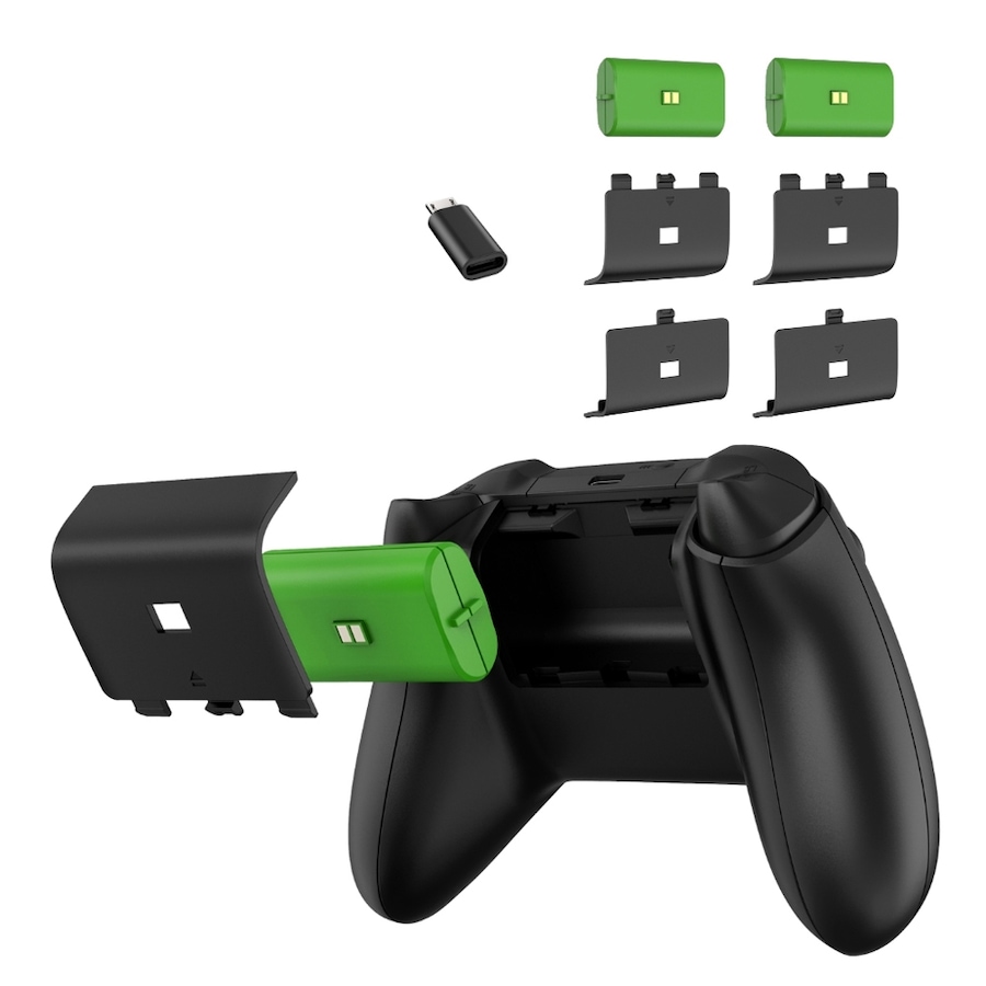 Image 712673_ALTMORE1.jpg, Product 712-673 / Price $26.99, Surge DualCharge Dual Battery Pack with Play and Charge Cable for Xbox Series X|S and One from Surge on TSC.ca's Toys & Hobbies department