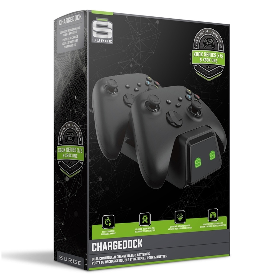 Image 712674_ALTMORE3.jpg, Product 712-674 / Price $29.99, Surge ChargeDock Dual Controller Charge Base for Xbox Series X|S and One from Surge on TSC.ca's Toys & Hobbies department