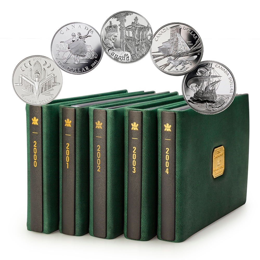 Silver Proof Sets Complete Collection 2000–2004 (5 Proof Sets