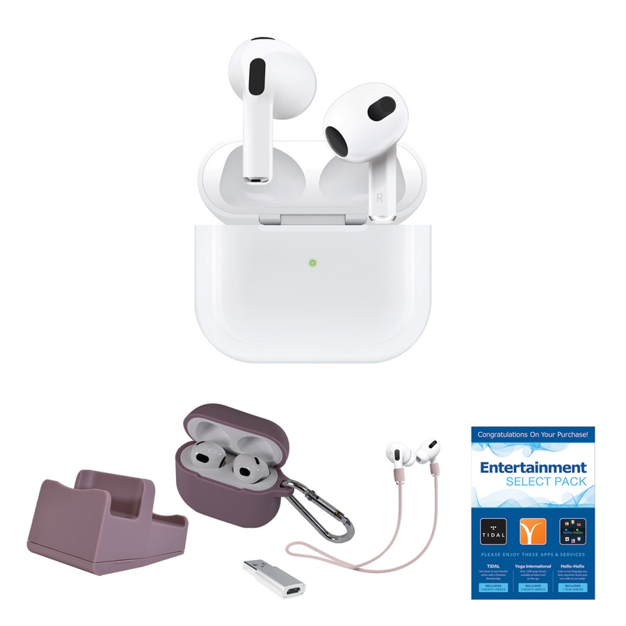 Image 712714_PNK.jpg, Product 712-714 / Price $399.99, Apple Airpod Gen 3 Bundle from Apple on TSC.ca's Electronics department