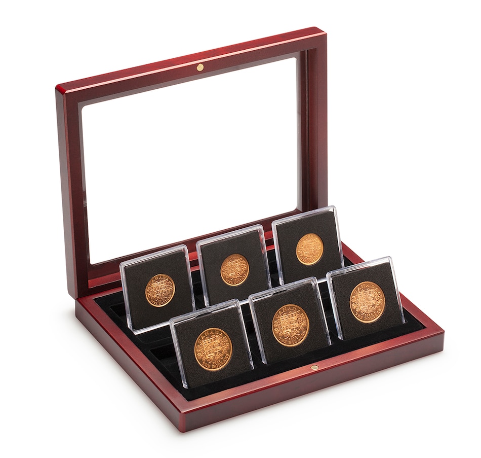 Image 712719.jpg, Product 712-719 / Price $6,995.00, Canada's $5 and $10 Gold Coins, 1912–1914 - Complete Six-Piece Set in About Uncirculated to Uncirculated Condition from Canadian Coin & Currency on TSC.ca's Coins department