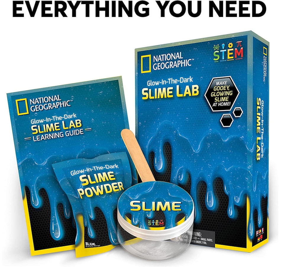 National Geographic Glow-in-the-Dark Slime Lab –