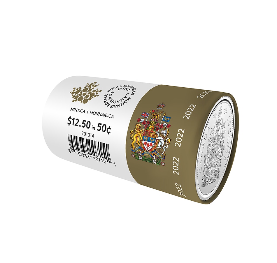 Image 712816.jpg, Product 712-816 / Price $49.95, 2022 Collector Half-Dollar Coin Roll - 25 Coins Numismatic Uncirculated from Royal Canadian Mint (RCM) on TSC.ca's Coins department