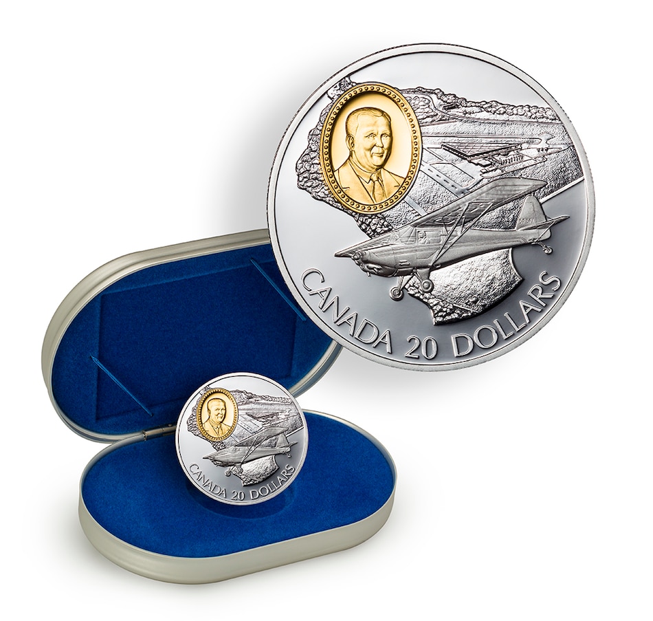 Image 712845_ALTMORE3.jpg, Product 712-845 / Price $899.95, 8-Piece $20 Transportation Themed Silver Coins (Sea, Rail, Land, and Air) from Royal Canadian Mint (RCM) on TSC.ca's Coins department