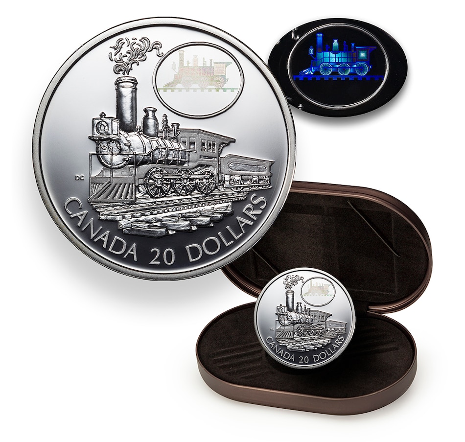 Image 712845_ALTMORE6.jpg, Product 712-845 / Price $899.95, 8-Piece $20 Transportation Themed Silver Coins (Sea, Rail, Land, and Air) from Royal Canadian Mint (RCM) on TSC.ca's Coins department