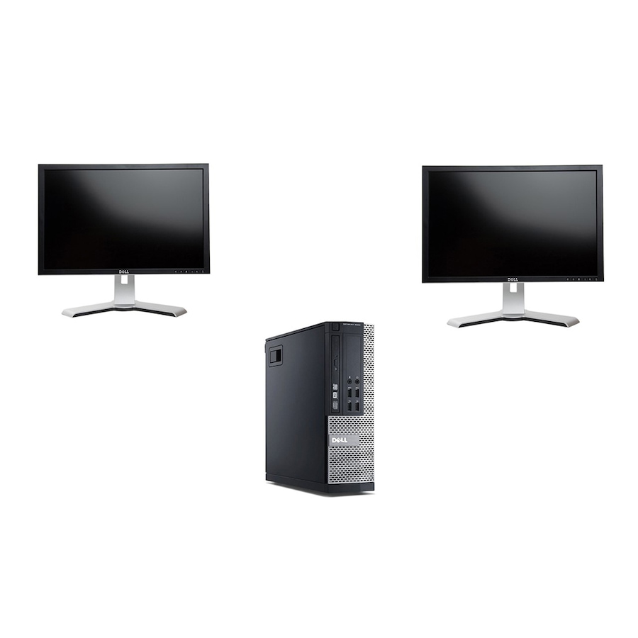 Image 712851.jpg, Product 712-851 / Price $699.99, Dell OptiPlex 9020 SFF i7-4770 32GB 256 GB SSD + 2TB HDD Windows 10 Pro plus 24" LCD (Refurbished) from Dell on TSC.ca's Electronics department