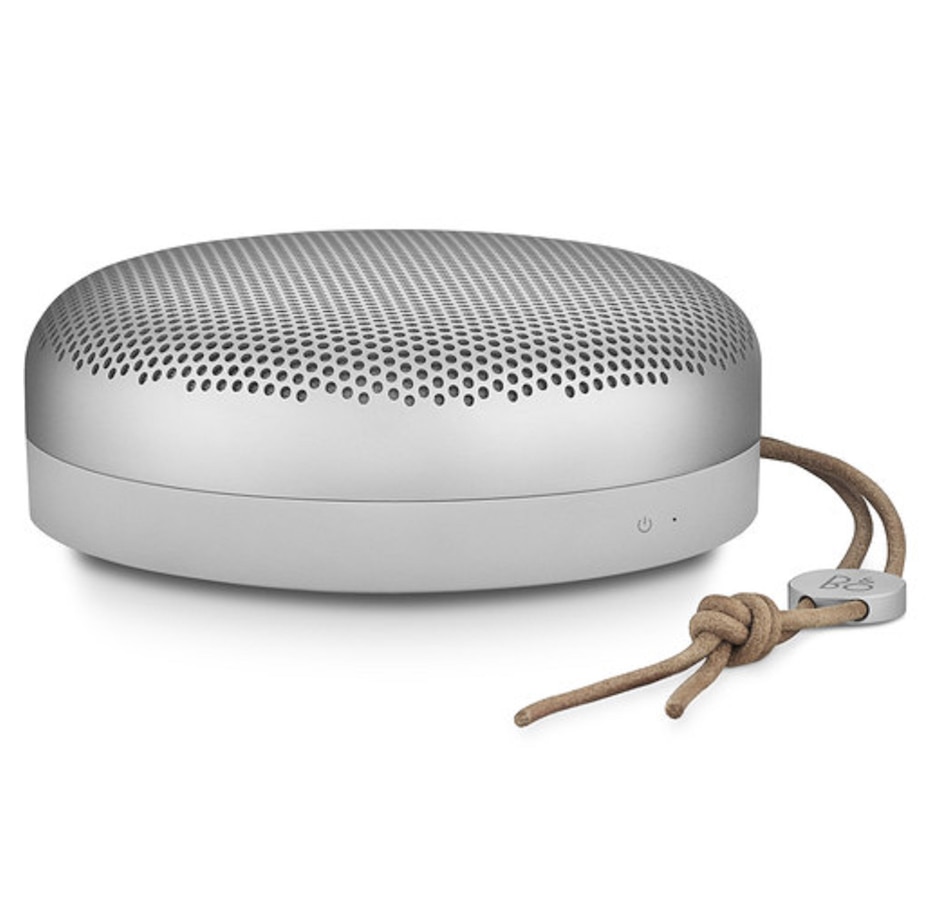Image 712917_ALTMORE1.jpg, Product 712-917 / Price $249.99, Bang & Olufsen Beoplay A1 Bluetooth Speaker (Natural) on TSC.ca's Electronics department