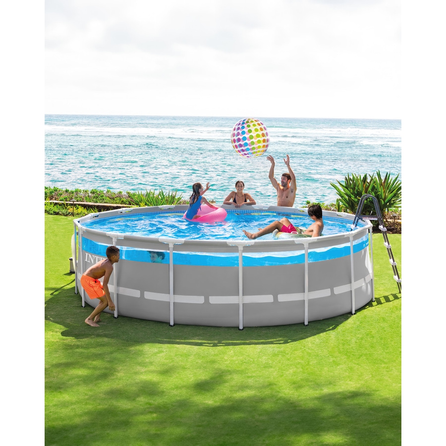 Image 712928_ALTMORE1.jpg, Product 712-928 / Price $979.99, Intex Clearview Prism Frame 16' x 48" Above-Ground Premium Pool Set from Intex on TSC.ca's Home & Garden department