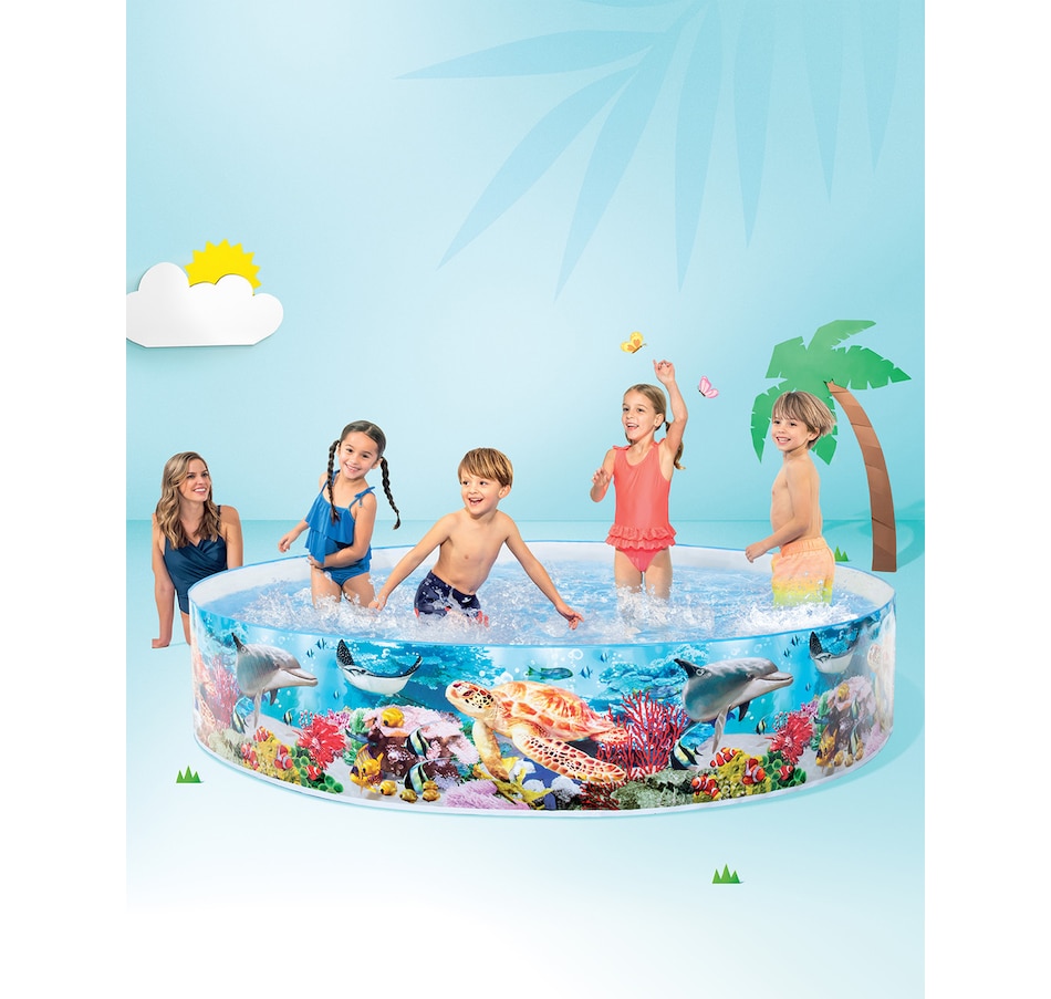 Image 712929_ALTMORE2.jpg, Product 712-929 / Price $39.99, Intex Snapset Deep Blue Sea Pool, 8' x 18" from Intex on TSC.ca's Home & Garden department