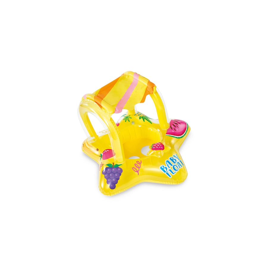 Image 712954_ALTMORE4.jpg, Product 712-954 / Price $19.99, Intex Yellow Kiddie Inflatable Pool Float with Sunshade from Intex on TSC.ca's Home & Garden department