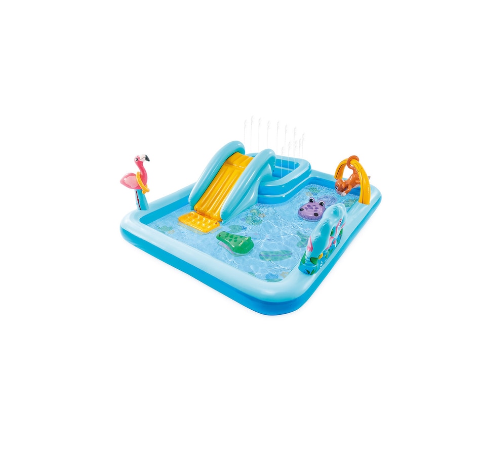 Image 712960.jpg, Product 712-960 / Price $114.99, Intex Jungle Adventure Inflatable Play Centre with Slide from Intex on TSC.ca's Home & Garden department